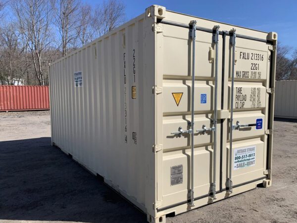 20′ x 8′ x 8.5′ Hoch- Neuer Versand-/Lagerbehälter - Wind- und Wasserdicht - Beige