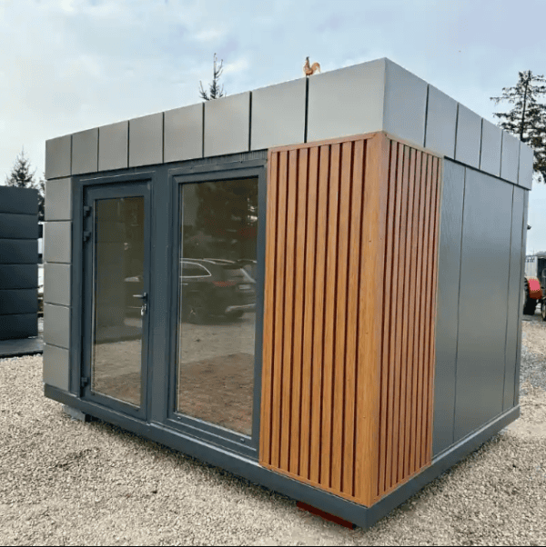 Premium Bürocontainer 4m x 3m – Direkt einsetzbar