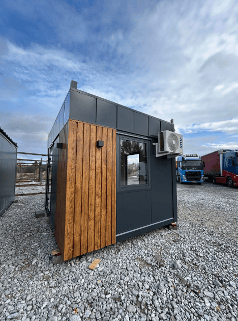 Premium Bürocontainer 4m x 3m – Direkt einsetzbar