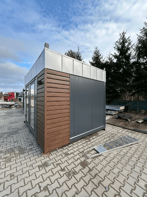 Premium Bürocontainer 4m x 3m – Direkt einsetzbar