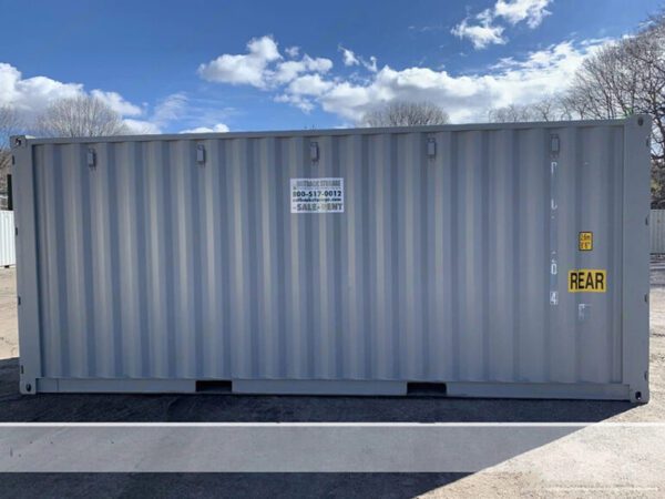 20′ x 8′ x 8,5′ hoch - Neuer zweitüriger Versand-/Lagerbehälter - Grau