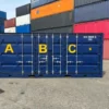 20-Fuß-Container mit offener Seite und Auffangwanne