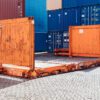 20 Fuß Gebraucht Flat-Rack-Container