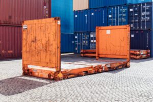 20 Fuß Gebraucht Flat-Rack-Container