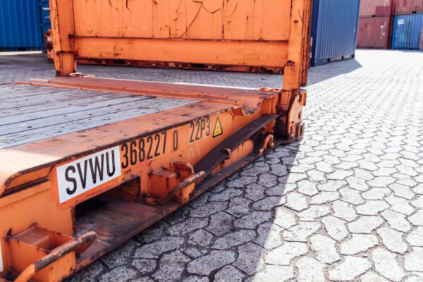 20 Fuß Gebraucht Flat-Rack-Container