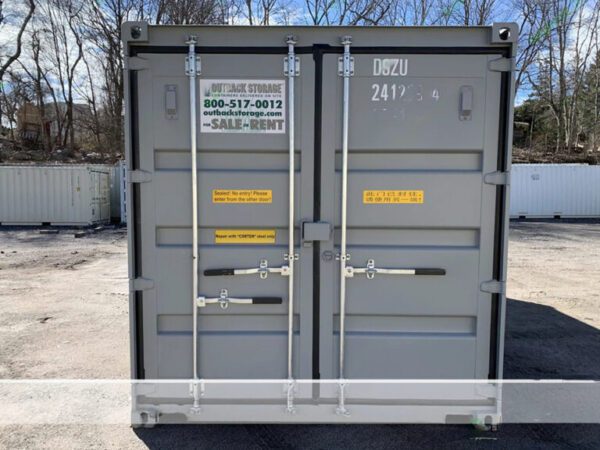 20′ x 8′ x 8,5′ hoch - Neuer zweitüriger Versand-/Lagerbehälter - Grau