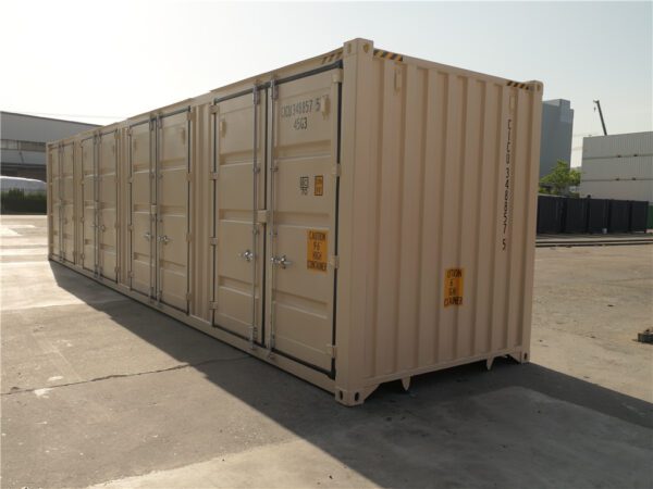 40ft-high-cube-open-side-singledoor-shipping-container-new-beige-corner.jpg 40 Fuß Neu High-Cube Side-Open-Container
