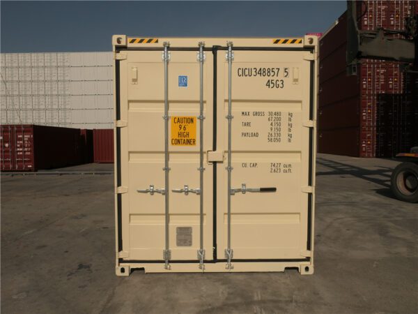 40ft-high-cube-open-side-singledoor-shipping-container-new-beige-front.jpg 40 Fuß Neu High-Cube Side-Open-Container