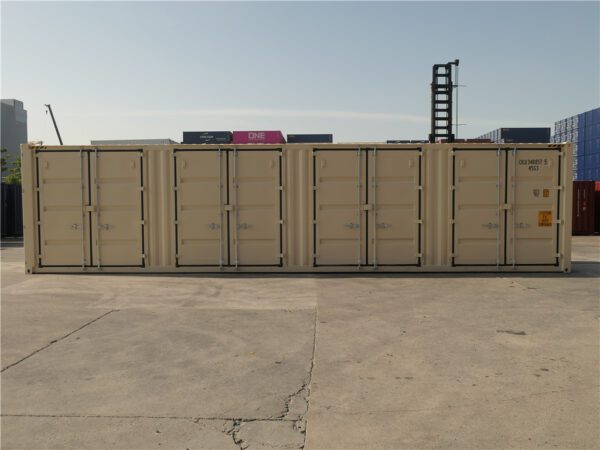 40ft-high-cube-open-side-singledoor-shipping-container-new-beige-side-door.jpg 40 Fuß Neu High-Cube Side-Open-Container