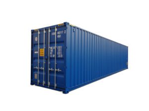 40 Fuß High Cube Lagercontainer RAL5010