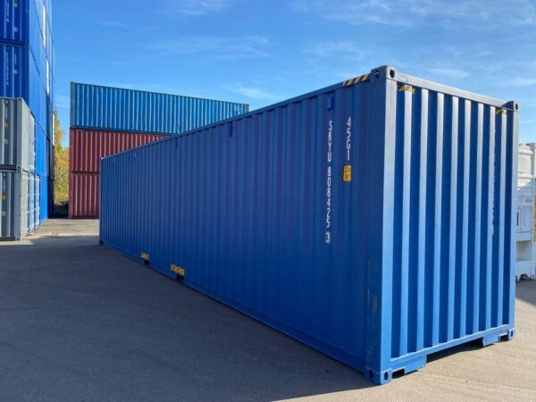 40 Fuß High Cube Lagercontainer RAL5010
