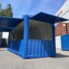 7-0-LoeWE-Gabelstapler-HLS-2000-Display 20 Fuß Imbisscontainer / Barcontainer / Eventcontainer RAL5010