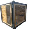 6FT Sauna Container aus Holz