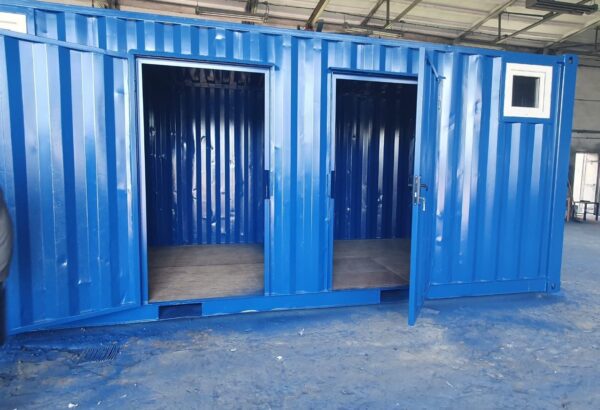 20 Fuß Bürocontainer mit 2 Räumen und Trennwand
