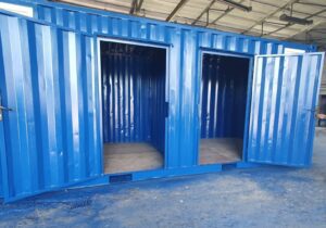 4357869349 20 Fuß Bürocontainer mit 2 Räumen und Trennwand