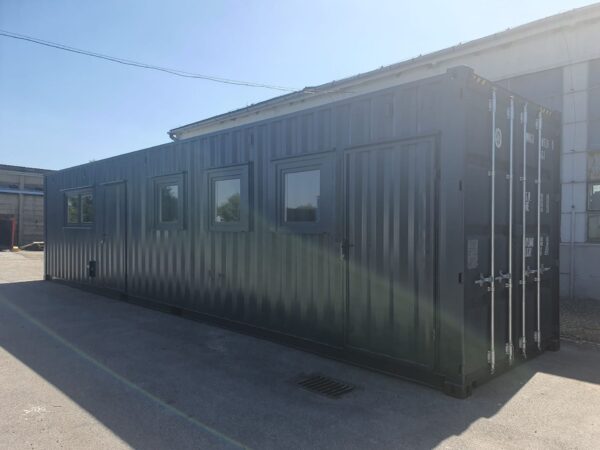 40' FT HC Lagercontainer, Bürocontainer & Werkstattcontainer