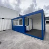 T2 Standard Bürocontainer 5,70 x 2,60 m mit Terrasse